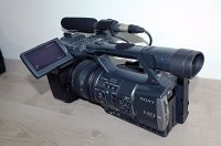 Matériel vidéo : camera sony AX2000, trepied manfrotto, sac, etc.