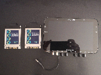 Odyssey 7q+ avec ses disques SSD et power baseplate