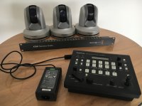 CAMERA PTZ PANASONIC AW HE60 + ATEM TELEVISION STUDIO + CONTROL