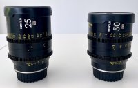 Optiques Cinéma DZOFilm Vespid Prime FF 25mm & 50mm T2.1 (Monture EF) - État neuf