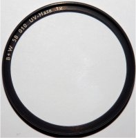 Filtre UV B+W UV HAZE (010) - clair - 58 mm