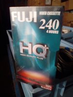 Pack cassette VHS 4H FUJI neuves