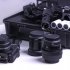 Set vidéo complet GX8, stabilisateur Zhiyun, trois objectifs